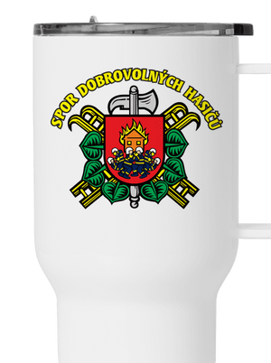 Spor dobrovolných hasičů termohrnek White