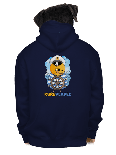Kuřeplavec pánská mikina na zip Navy