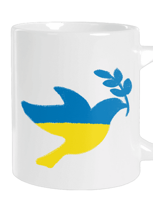 Ukrajina - Holubice obrys velký hrnek White