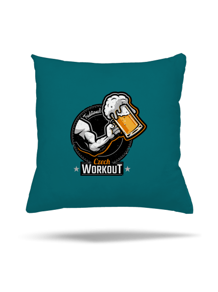 Czech Workout polštář Blue Turquoise