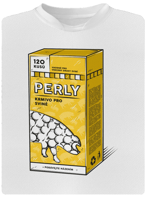 Perly sviním dětské sportovní tričko White