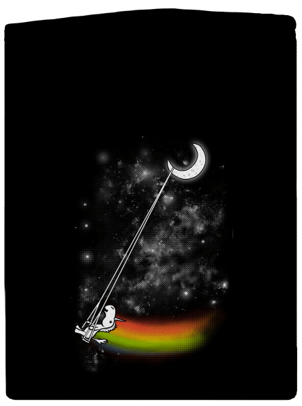 Unicorn Universe pánská mikina na zip Black