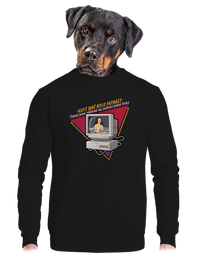 unisex mikina bez kapuce