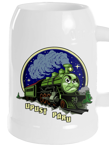 Upusť páru půllitr White