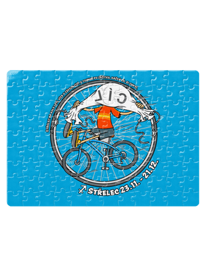 Cyklistický horoskop: Střelec puzzle White