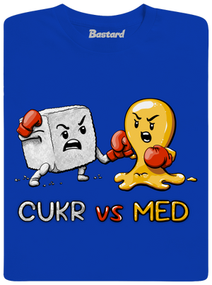 Cukr vs. med pánské tričko Royal Blue