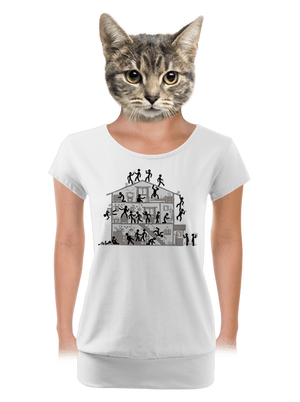 dámské tričko s lemem