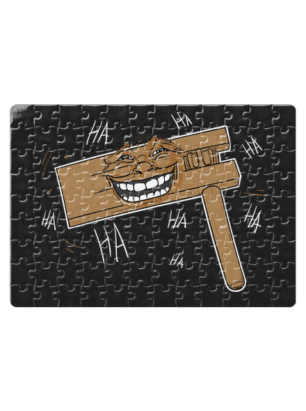 Řehtačka puzzle White