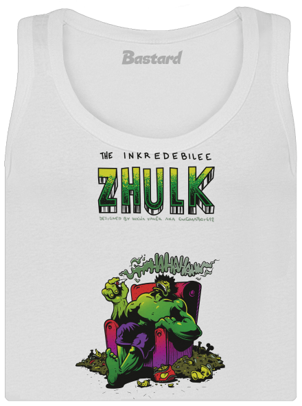 Zhulk  dámské tílko klasické White