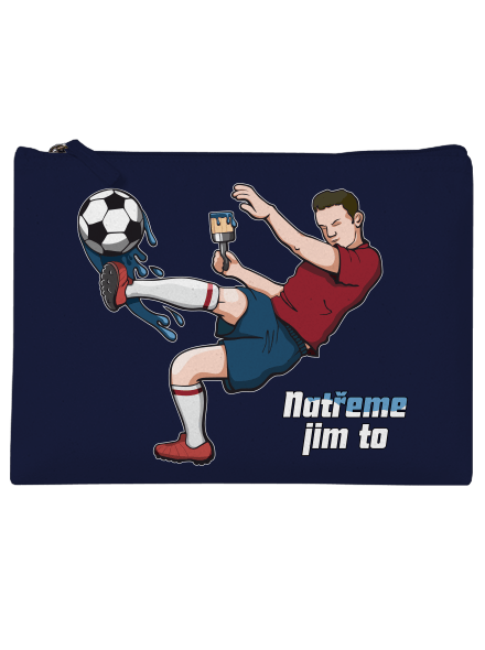 Natřeme jim to - Fotbal taštička French Navy