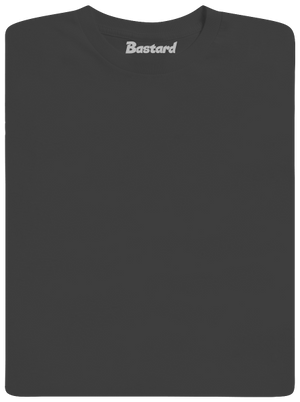 Bez potisku pánské dlouhý rukáv Dark Grey