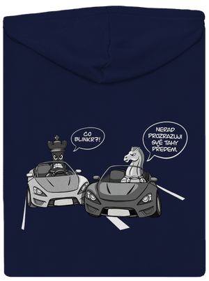 Co blinkr? pánská mikina na zip Navy