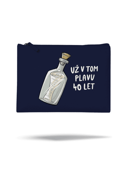 Už v tom plavu taštička French Navy