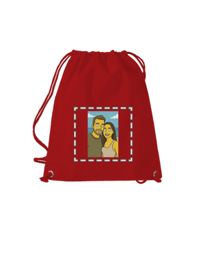 Simpsonovi z vlastní fotky vak Red Mal