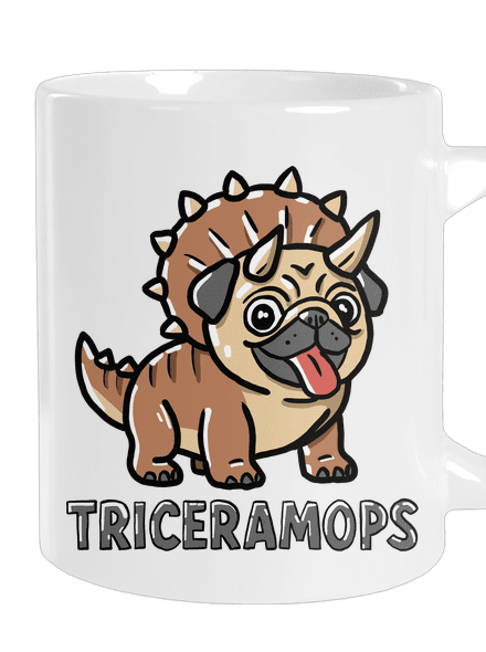 Triceramops velký hrnek White
