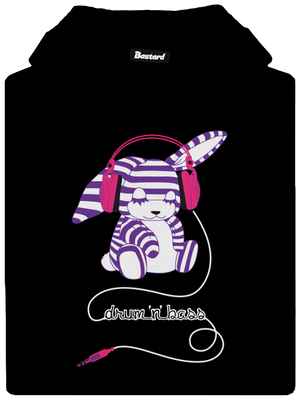 DNB dámská mikina klokanka Black