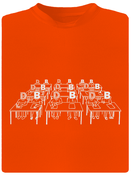 Cimrman: Debil, blbeček pánské sportovní tričko Neon Orange