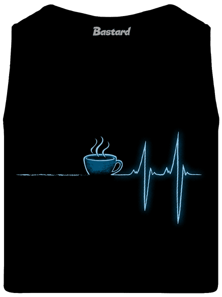 Coffee help pánské tílko Black