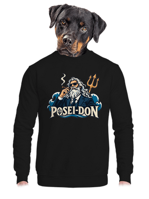unisex mikina bez kapuce