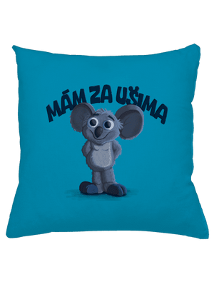 Mám za ušima polštář Blue Turquoise