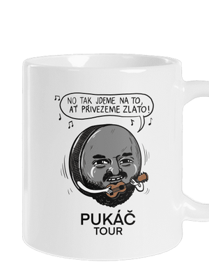 Pukáč tour klasický hrnek White