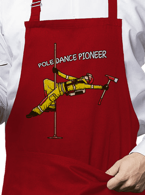 Pole Dance Pioneer zástěra Red