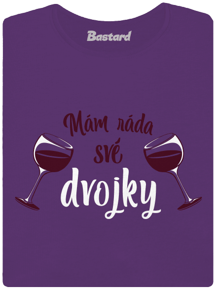 Dvojky dámské tričko premium Purple