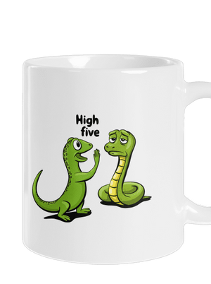 High Five klasický hrnek White