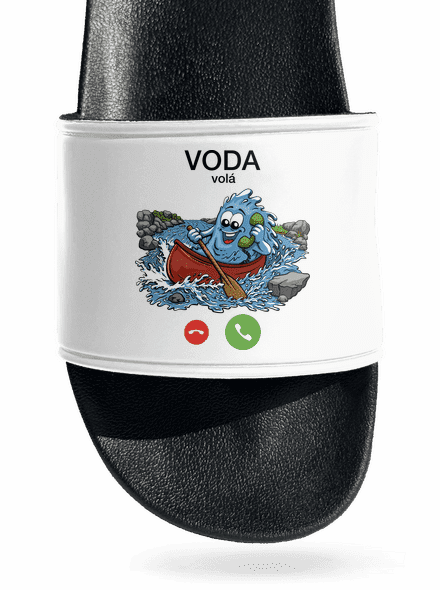 Voda volá pantofle White