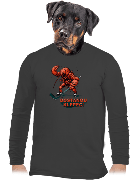 Dostanou klepec pánské dlouhý rukáv Dark Grey