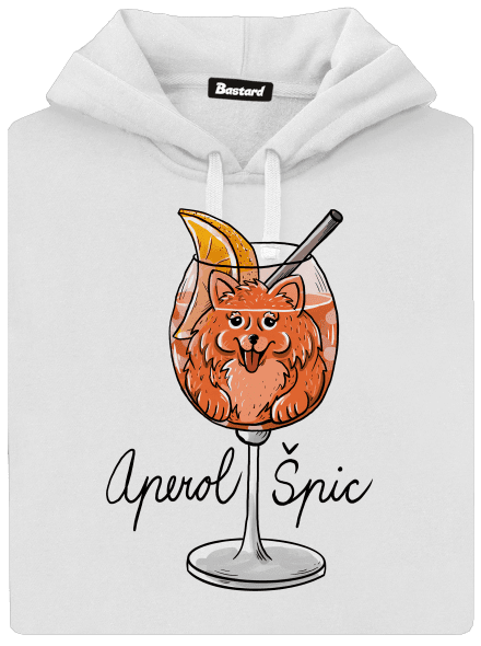 Aperol Špic dámská mikina klokanka White