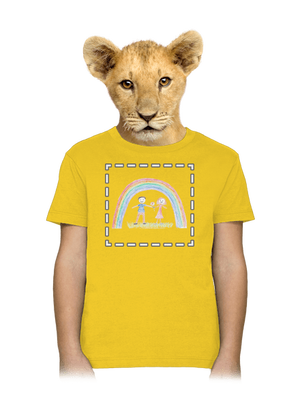 Dětské kresby - nahraj vlastní dětské tričko Gold
