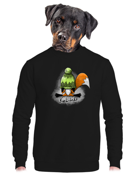 Kulišák unisex mikina bez kapuce Black