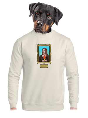 unisex mikina bez kapuce