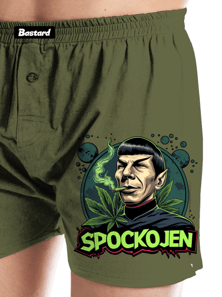 Spockojen pánské trenky Khaki