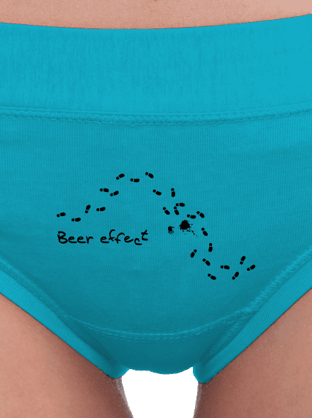 Beer effect dámské kalhotky Turquoise