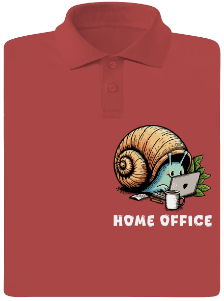 Šnekův home office pánská polokošile Burgundy