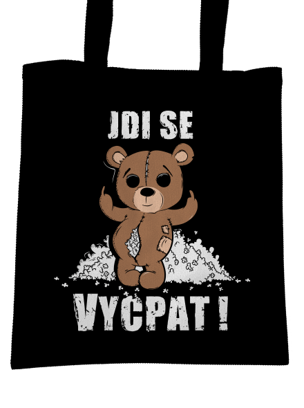 Jdi se vycpat taška Black