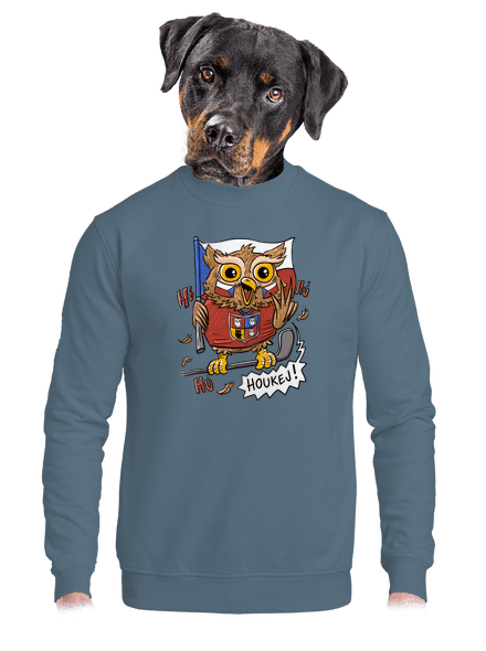 Houkej unisex mikina bez kapuce Nordic Blue