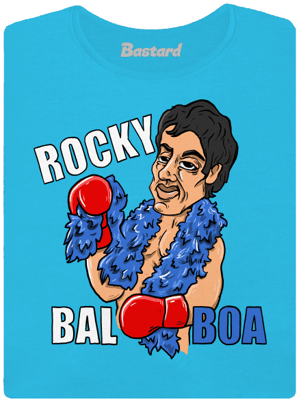 Rocky Bal boa dámské tričko s lemem Blue Atol