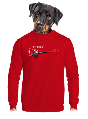 unisex mikina bez kapuce