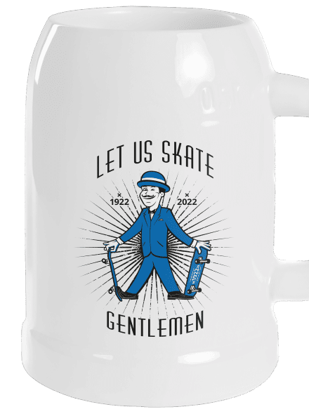 Let us skate půllitr White