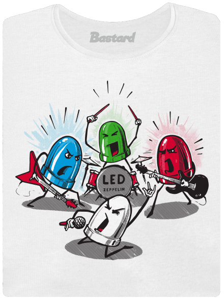 Led Zeppelin dámské tričko White
