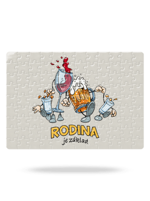 Rodina je základ puzzle White