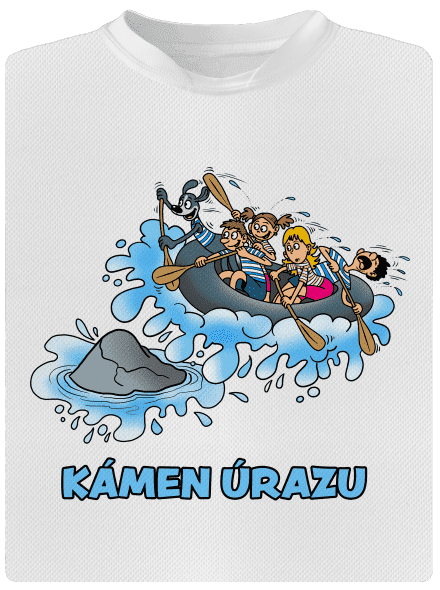 Kámen úrazu dětské sportovní tričko White