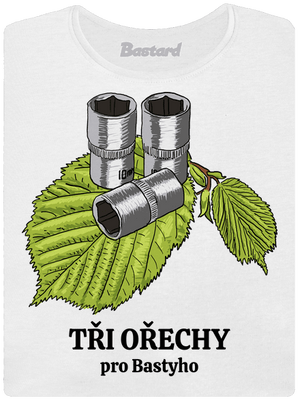 Tři ořechy pro... dámské tričko s lemem White