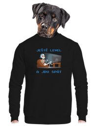 unisex mikina bez kapuce