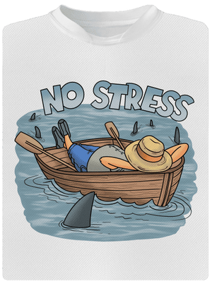 No stress dětské sportovní tričko White