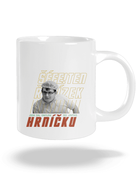 B18: Kluk s řetízkem velký hrnek White