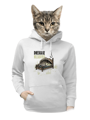 Dneska už nezaberu dámská mikina klokanka White